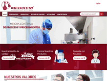 Tablet Screenshot of medikem.com